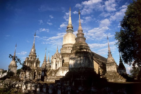 Wat Suan Dok (Thai: ?????????, which roughly translates as Flower Garden Temple) was founded by