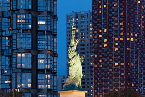 The statue of Liberty, Paris, France, Europe