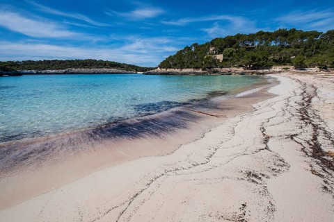 Cala de sa Font de n'Alis, Mondragó Natural Park, Santanyí municipal area, Majorca, Balearic