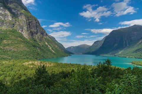 The Kjenndalsbreen is part of the Jostedalsbreen, one of the largest glaciers in Norway, and forms