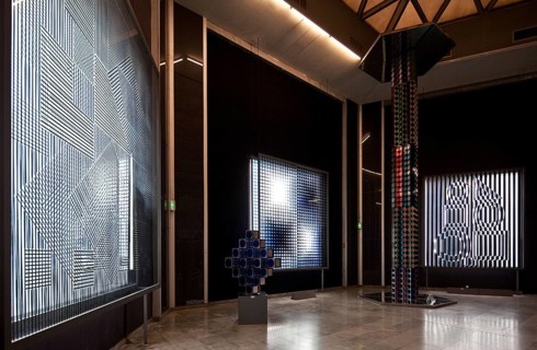 Aix en Provence, Vasarely MuseumBuilt 1973-76 Op-Art - light installations and glass and mirror