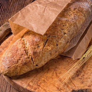 Homemade baguette