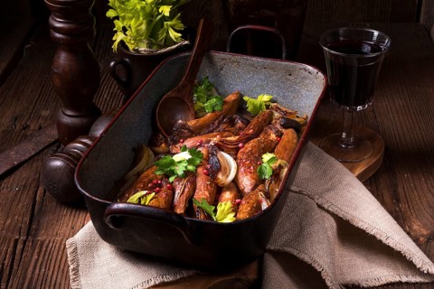 Roasted King Oyster Mushrooms