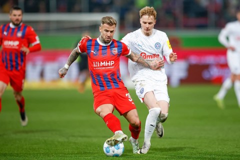 Football, Bundesliga 1, Matchday 26, 2024/2025, 1. FC Heidenheim vs. Holstein Kiel, 16/03/2025,
