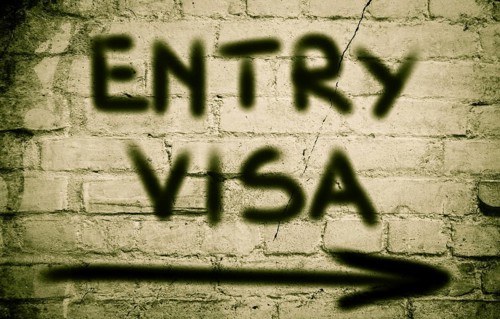 Entry Visa Concept