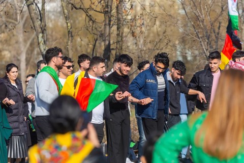 The Kurdish New Year festival Newroz, which is celebrated on 21 March, arose from the Kurdish