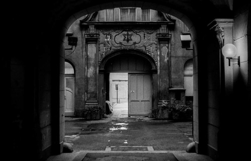 Germany, Berlin, 30 October 1990, Entrance to the Orthodox Jewish Community Adass Yisroel in