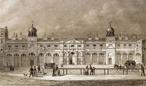 The Royal Mews, Stallungen, Kutschenhaus der britischen Königsfamilie, Charing Cross, London,