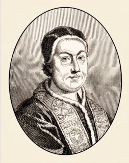 Pope Pius VI, 25 December 1717 – 29 August 1799, reigned as Pope from 15 February 1775 to his death