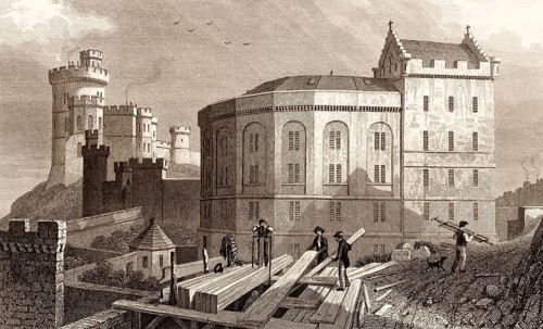 East End of the Bridewell and Jail Governor's House, Edinburgh, Scotland, 19th century, from Modern