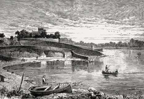Duddingston Loch, Duddingston Village, Edinburgh, Scotland, 19th century