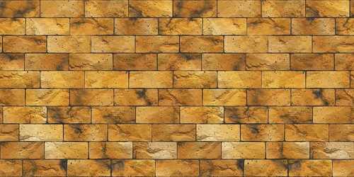 An illustration of a brick stone wall banner background seamless texture