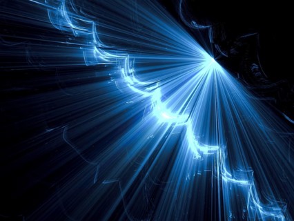 Abstract tech background - computer-generated image. Fractal art: diagonal surface with stripes