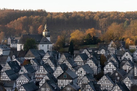 Freudenberg, the old town centre built entirely in half-timbered construction