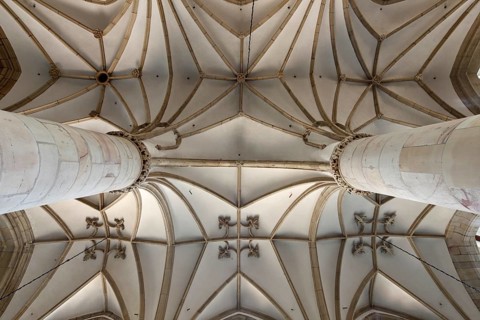 Vault in the north aisle, St., Sankt, Saint
