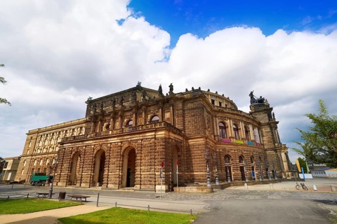 Dresden Semperoper opera theater in Germany