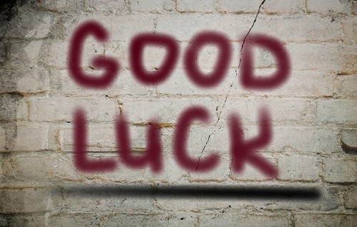 Good Luck Concept