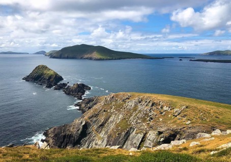 Dunmore Head at Slea Head Drive, one of Irelands most scenic routes, Dingle peninsula, Kerry,
