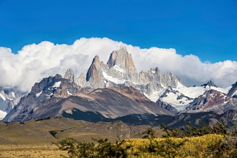 Mount Fitz Roy in Los Glaciares National Park, El Chaltén, Santa Cruz, Argentina, South America