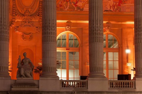 Facade of the Grand palais, Paris, Ile de france, France, Europe