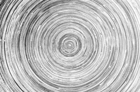 Grunge concentric circles pattern. Gray abstract pattern background. Concentric circle background.