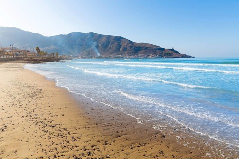 La Azohia beach Murcia in Mediterranean sea Spain