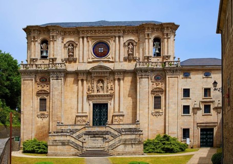 Samos monastery by the way of Saint James in Galicia Lugo