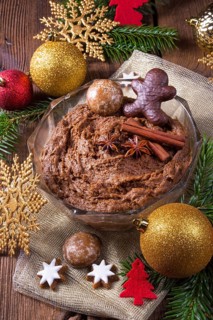 Fresh gingerbread dough