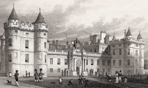 Holyrood Palace, Edinburgh, Scotland, 19th century, from Modern Athens by Th. H. Shepherd