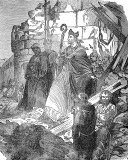 Augustine of Canterbury, 6th century, a Benedictine monk, the first Archbishop of Canterbury,