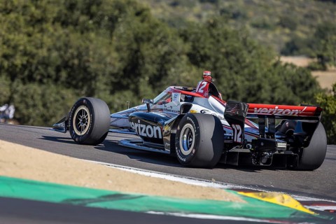 WILL POWER (12) of Toowoomba, Australia practices for the Firestone Grand Prix of Monterey at