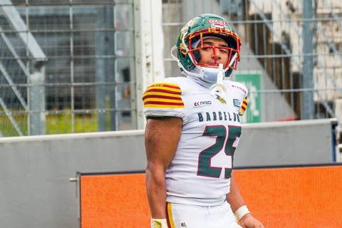European League of Football, ELF/ Game: Barcelona Dragons at Stuttgart Surge on 18. Aug. 2024, in
