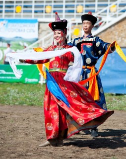 ULAN-UDE, RUSSIA - JULY 17: The 4th General Session of the World Mongolians Convention, July 17,