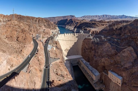 A picture of the Hoover Dam