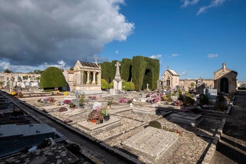 Santa Margalida cemetery, Mallorca, Balearic Islands, Spain, Europe