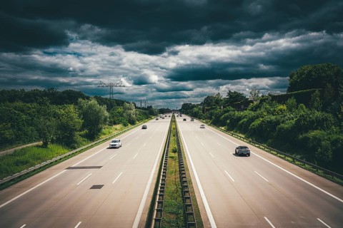 Motorway A10 Berliner Ring near Neuenhagen, Bollensdorf 1