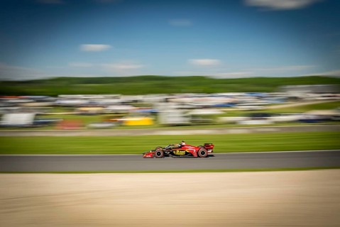 PIETRO FITTIPALDI (30) of Miami, Florida practices for the XPEL Grand Prix at Road America in