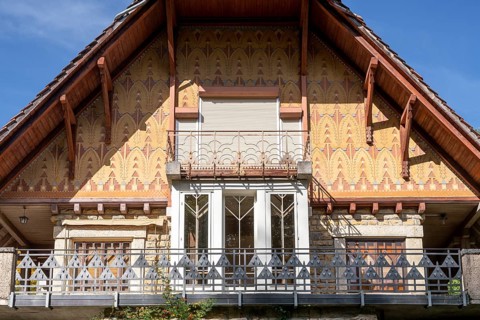 La Chaux-de-Fonds, Villa Fallet, 1906-1907, First house of the architect Le Corbusier / Charles