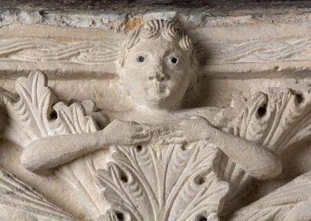 Brauweiler near Pulheim, abbey church of St Nicholas, Benedictine chapel, 11th-12th century capital