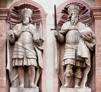 Charles I or Charlemagne, 742-748, and his son Louis the Pious, 778-840, also called the Fair, and