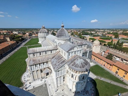 Cathedral and baptistery of Pisa, Italy, Europe