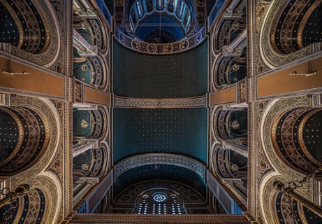 Athens Old Town, Attica, Greece, 12 28 2019 Interior design of the Orthodox Metropolitan Cathedral