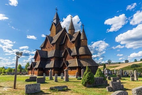 Heddal Stave Church, Heddal, Telemark, Norway, Europe