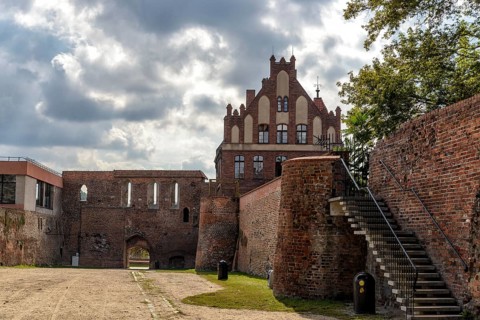Historic old town centre of Torun in eastern Poland