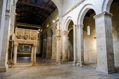 San Clemente abbey church ruins Abruzzo region Italy