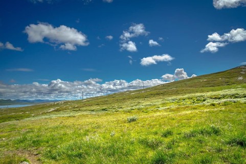 Fascinating natural landscape in Jotunheimen in the summertime in Norway. Great natural landscape