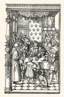 Title page by Geofroy Tory, Les Trois premiers Livres de l'Histoire de Diodore Sicilien, Mechault