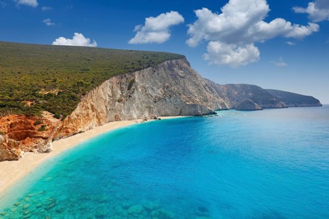 The spectacular Porto Katsiki in Lefkada, Greece, Europe