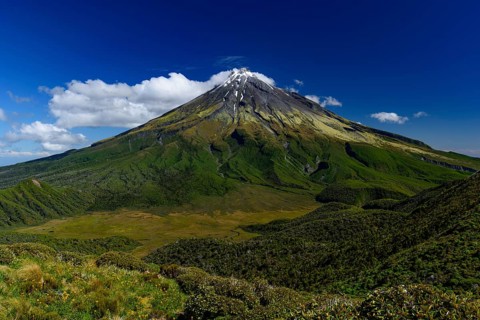 Mount Taranaki in New Plymouth, New Zealand, Oceania