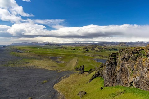 Dyrholaey Rock, south coast, Iceland, Europe
